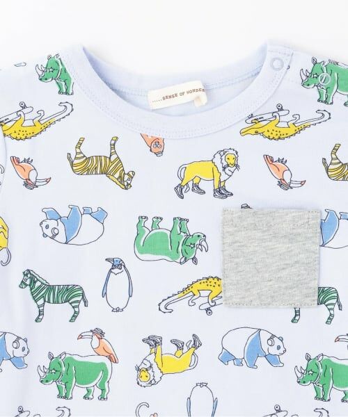 sense of wonder / センス オブ ワンダー Tシャツ | アニマル総柄Tシャツ | 詳細2