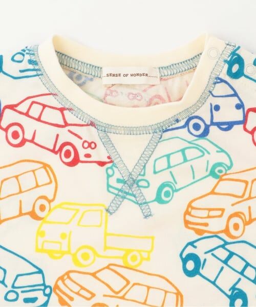 sense of wonder / センス オブ ワンダー Tシャツ | 接触冷感BIG CARS柄Tシャツ | 詳細2