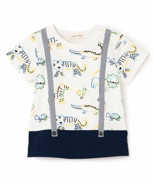 sense of wonder / センス オブ ワンダー Tシャツ | color animal半袖Tシャツ（オフ ホワイト）