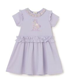 sense of wonder / センス オブ ワンダー ミニ丈・ひざ丈ワンピース | ユニコーンリバティアップリケワンピース