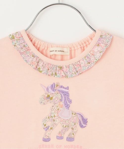sense of wonder / センス オブ ワンダー ミニ丈・ひざ丈ワンピース | ユニコーンリバティアップリケワンピース | 詳細2