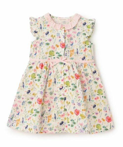 sense of wonder / センス オブ ワンダー ミニ丈・ひざ丈ワンピース | ボタニカルフラワーワンピース(マルチ)