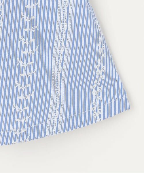 sense of wonder / センス オブ ワンダー ミニ丈・ひざ丈ワンピース | レースプリントストライプワンピース | 詳細5