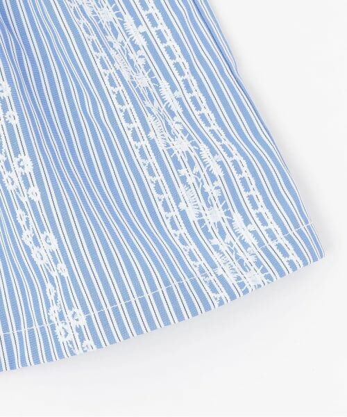 sense of wonder / センス オブ ワンダー ベビー・キッズウエア | レースプリントストライプセットアップ | 詳細5