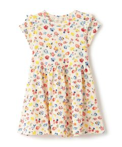 sense of wonder / センス オブ ワンダー ミニ丈・ひざ丈ワンピース | flower garden半袖ワンピース