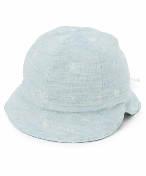 sense of wonder / センス オブ ワンダー ハット | ☆オーガニックガーゼリバーシブル帽子（ブルー）
