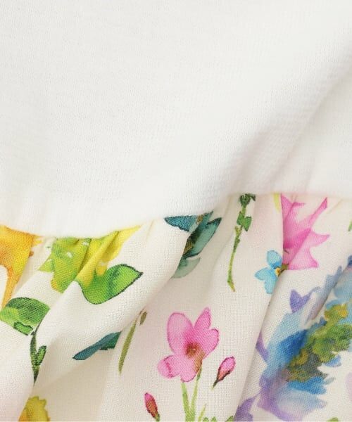 sense of wonder / センス オブ ワンダー ロンパース | ボタニカルフラワー半袖ショートオール | 詳細5