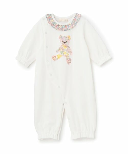sense of wonder / センス オブ ワンダー ロンパース | リバティウサクマアップリケ2WAYオール | 詳細2