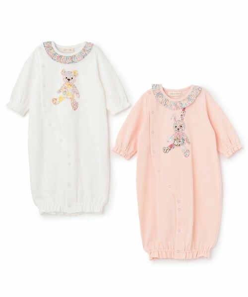 sense of wonder / センス オブ ワンダー ロンパース | リバティウサクマアップリケ2WAYオール | 詳細9