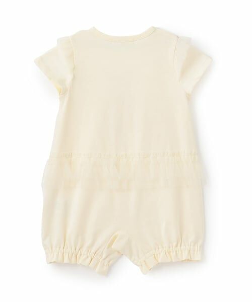 sense of wonder / センス オブ ワンダー ロンパース | リバティウサクマアップリケ半袖ショートオール | 詳細1