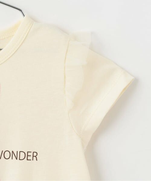 sense of wonder / センス オブ ワンダー ロンパース | リバティウサクマアップリケ半袖ショートオール | 詳細3