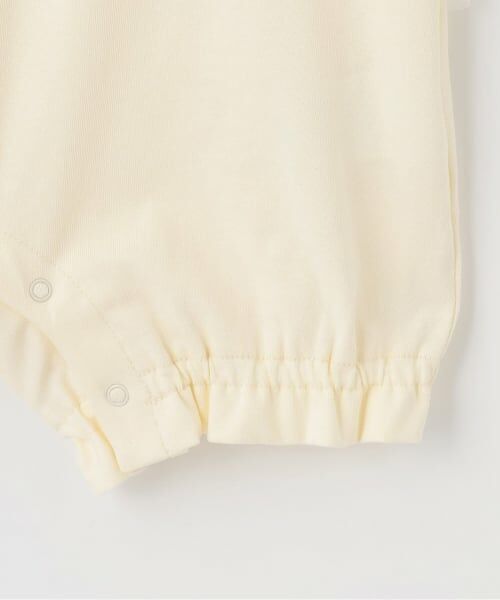 sense of wonder / センス オブ ワンダー ロンパース | リバティウサクマアップリケ半袖ショートオール | 詳細6