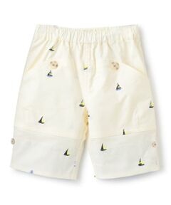 sense of wonder / センス オブ ワンダー ショート・ハーフ・半端丈パンツ | ヨット刺しゅうハーフパンツ