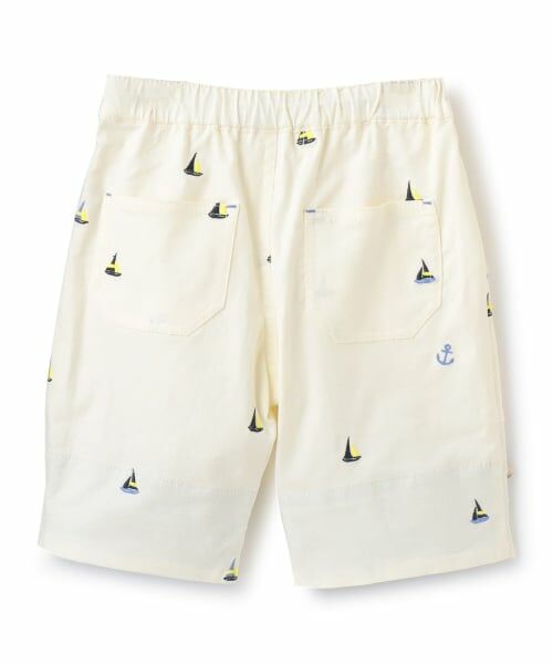 sense of wonder / センス オブ ワンダー ショート・ハーフ・半端丈パンツ | ヨット刺しゅうハーフパンツ | 詳細1