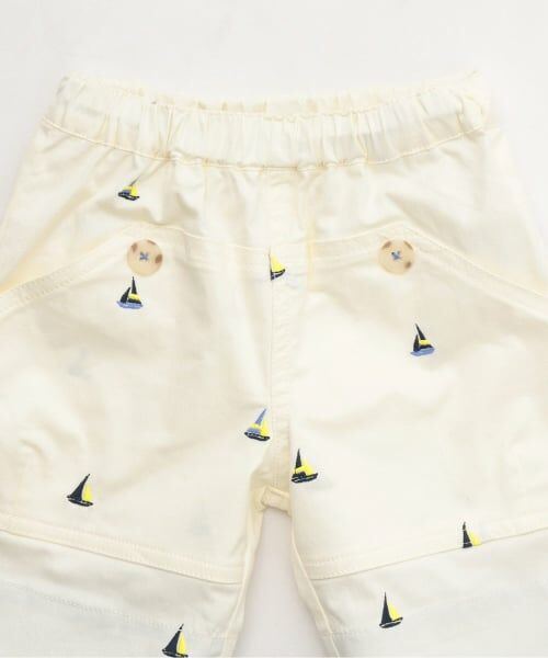 sense of wonder / センス オブ ワンダー ショート・ハーフ・半端丈パンツ | ヨット刺しゅうハーフパンツ | 詳細2