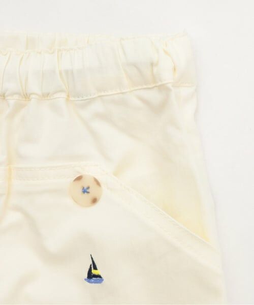 sense of wonder / センス オブ ワンダー ショート・ハーフ・半端丈パンツ | ヨット刺しゅうハーフパンツ | 詳細4