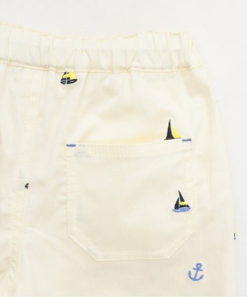 sense of wonder / センス オブ ワンダー ショート・ハーフ・半端丈パンツ | ヨット刺しゅうハーフパンツ | 詳細8