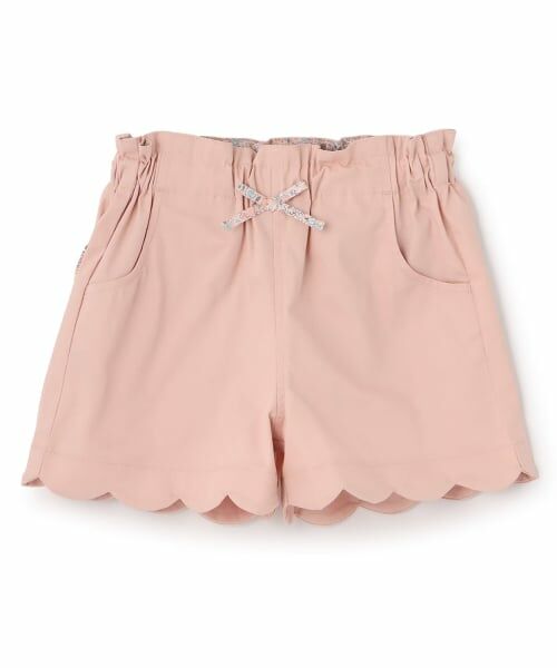sense of wonder / センス オブ ワンダー ショート・ハーフ・半端丈パンツ | スカラップショートパンツ（ピンク）