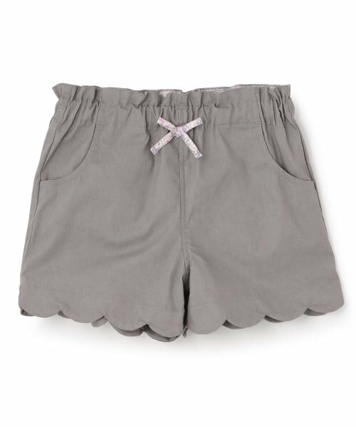 sense of wonder / センス オブ ワンダー ショート・ハーフ・半端丈パンツ | スカラップショートパンツ（ココア）