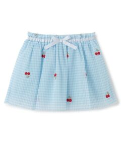 sense of wonder / センス オブ ワンダー ミニ・ひざ丈スカート | チェリー刺しゅうチュールスカート