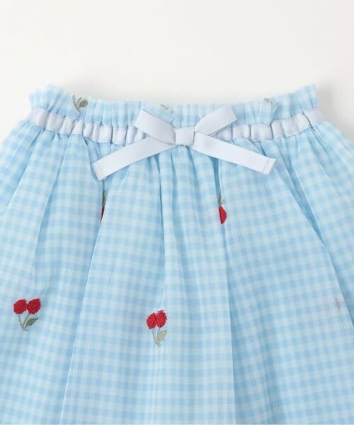 sense of wonder / センス オブ ワンダー ミニ・ひざ丈スカート | チェリー刺しゅうチュールスカート | 詳細2