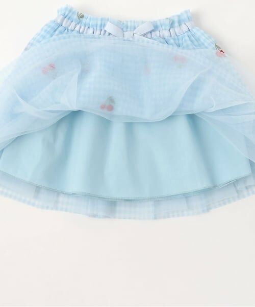 sense of wonder / センス オブ ワンダー ミニ・ひざ丈スカート | チェリー刺しゅうチュールスカート | 詳細4