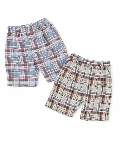 sense of wonder / センス オブ ワンダー ショート・ハーフ・半端丈パンツ | チェックタックハーフパンツ | 詳細8