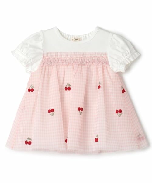 sense of wonder / センス オブ ワンダー その他トップス | チェリーチュールチュニック（ピンク）