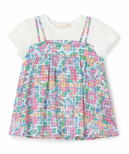 sense of wonder / センス オブ ワンダー その他トップス | ベッツィチェックドッキングチュニック（ブルー）