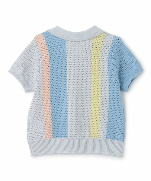 sense of wonder / センス オブ ワンダー ポロシャツ | 透かし編みニットポロシャツ | 詳細1