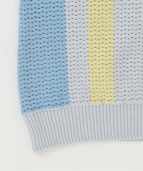 sense of wonder / センス オブ ワンダー ポロシャツ | 透かし編みニットポロシャツ | 詳細4