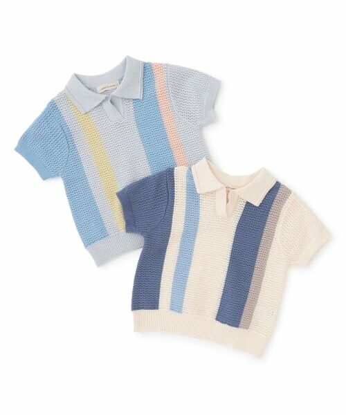 sense of wonder / センス オブ ワンダー ポロシャツ | 透かし編みニットポロシャツ | 詳細6