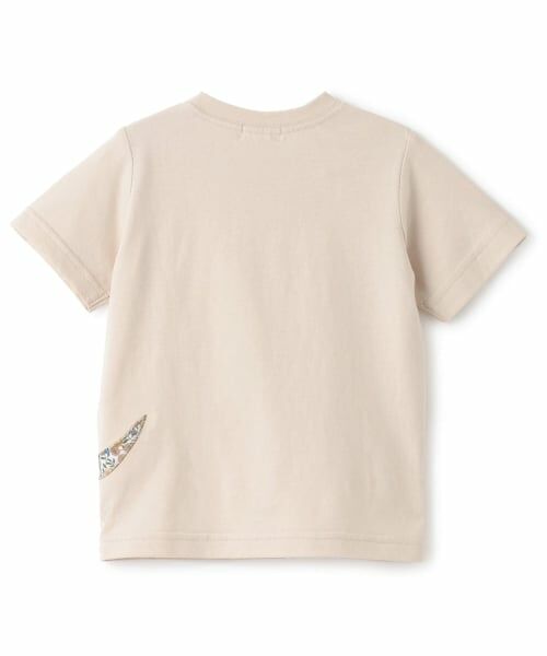 sense of wonder / センス オブ ワンダー Tシャツ | 接触冷感リバティ恐竜アップリケ半袖Ｔシャツ | 詳細1
