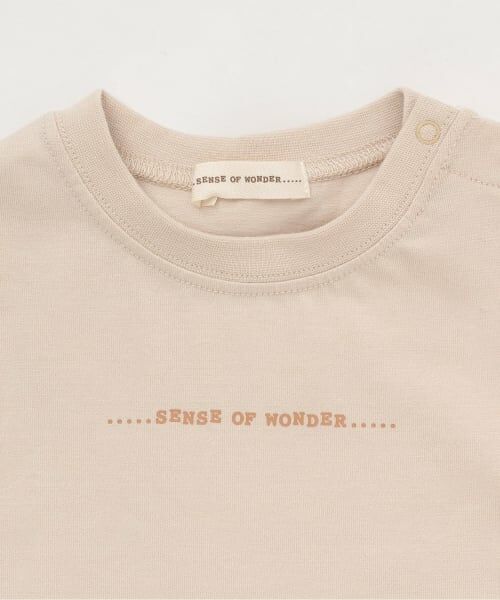sense of wonder / センス オブ ワンダー Tシャツ | 接触冷感リバティ恐竜アップリケ半袖Ｔシャツ | 詳細2