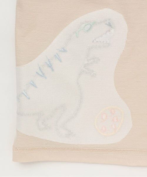 sense of wonder / センス オブ ワンダー Tシャツ | 接触冷感リバティ恐竜アップリケ半袖Ｔシャツ | 詳細6