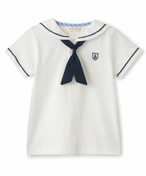 sense of wonder / センス オブ ワンダー Tシャツ | セーラーカラーTシャツ（オフ ホワイト）