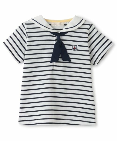 sense of wonder / センス オブ ワンダー Tシャツ | セーラーカラーTシャツ（紺）