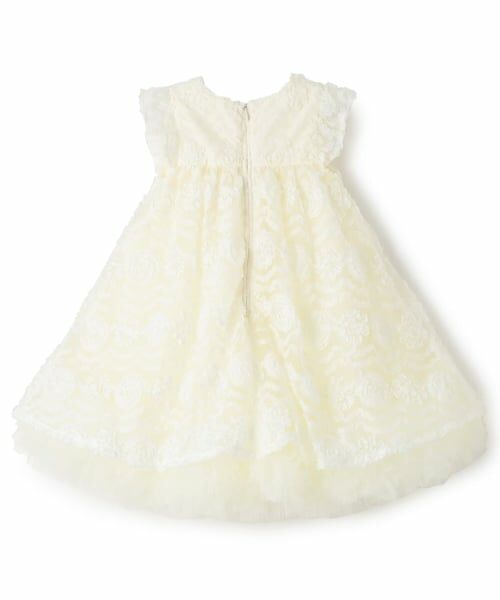 sense of wonder / センス オブ ワンダー ミニ丈・ひざ丈ワンピース | フラワーフリルチュールドレス | 詳細1