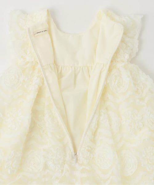 sense of wonder / センス オブ ワンダー ミニ丈・ひざ丈ワンピース | フラワーフリルチュールドレス | 詳細6