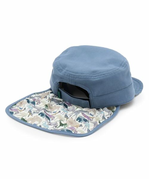sense of wonder / センス オブ ワンダー キャップ | リバティ日よけ布つきワークキャップ | 詳細1