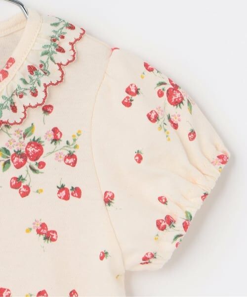 sense of wonder / センス オブ ワンダー ロンパース | オーガニック野イチゴ半袖ショートオール | 詳細3