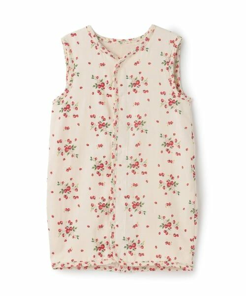 sense of wonder / センス オブ ワンダー ベビー・キッズウエア | 野イチゴガーゼスリーパー（ECRU(キナリ)）