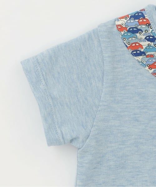 sense of wonder / センス オブ ワンダー ロンパース | リバティCarsオーガニックボディスーツ | 詳細3