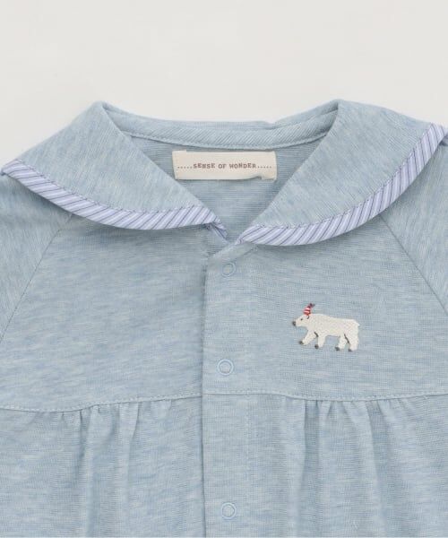 sense of wonder / センス オブ ワンダー ロンパース | オーガニックセーラー半袖2WAYオール【日本製】 | 詳細3