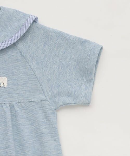 sense of wonder / センス オブ ワンダー ロンパース | オーガニックセーラー半袖2WAYオール【日本製】 | 詳細4