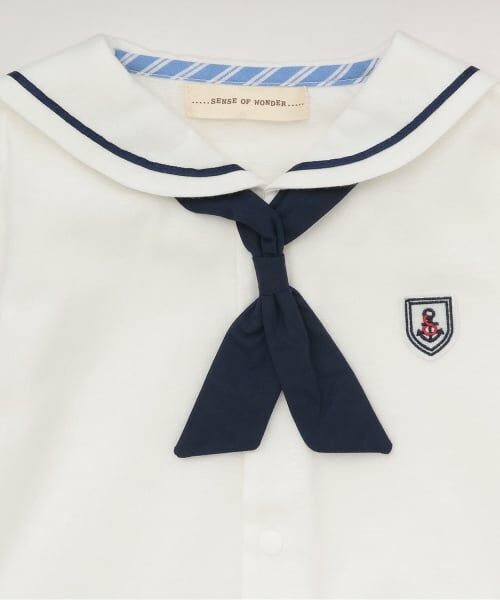 sense of wonder / センス オブ ワンダー ロンパース | セーラー半袖ショートオール | 詳細2