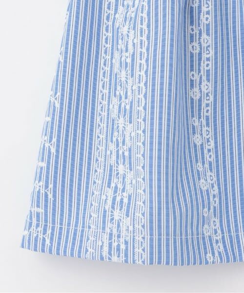 sense of wonder / センス オブ ワンダー ベビー・キッズウエア | レースプリントストライプベビースーツ | 詳細5