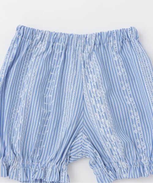 sense of wonder / センス オブ ワンダー ベビー・キッズウエア | レースプリントストライプベビースーツ | 詳細6