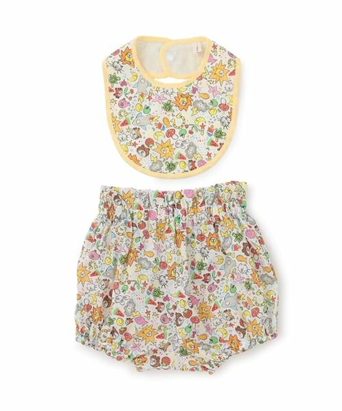 sense of wonder / センス オブ ワンダー ベビー・キッズウエア | サスティナリバティスタイ＆ブルマーセット（黄）