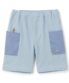 アニマル刺しゅうハーフパンツ